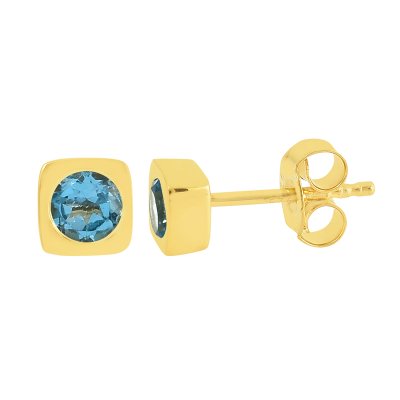 Blauwe Topaas Oorstekers model E17466