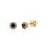 Blue Sapphire with diamond studs model E011744