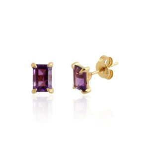 Amethist Oorstekers model E013551 Amethist Oorstekers model E013551