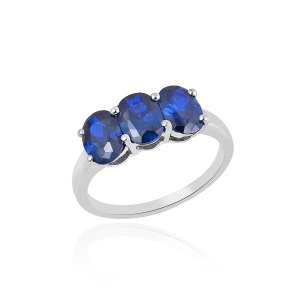 Blauwe Saffier Ring model R04316