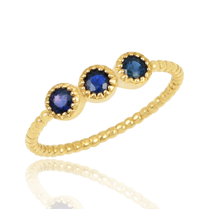 Blauwe Saffier Ring model R17553