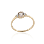 Morganite with diamond Ring model R010734