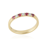 Ruby with diamond Ring model R015061