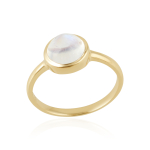 Regenboog Maansteen Ring model R05144