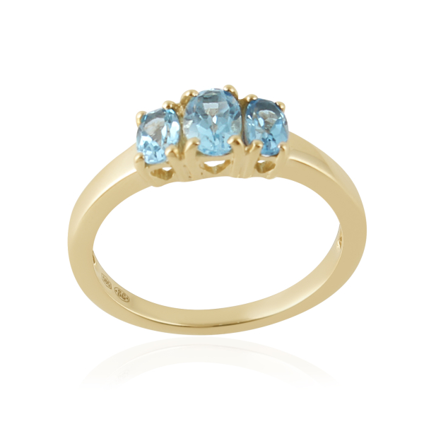 Blauwe Topaas Ring model R05689