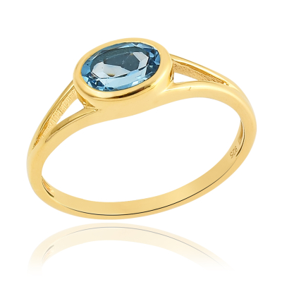 Blauwe Topaas Ring model R17470