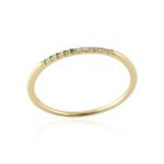 Emerald with diamond Ring model RL800314