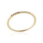 Garnet with diamond Ring model RL800314
