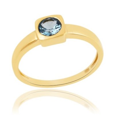 Blauwe Topaz Ring model R17467