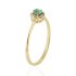 Emerald with diamond Ring model R011742