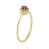 Ruby with diamond Ring model R011742
