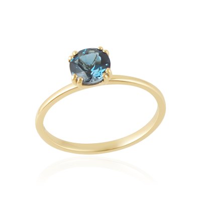Blauwe Topaas london Ring model R015064