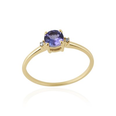 Tanzanite Ring with diamond model R11918