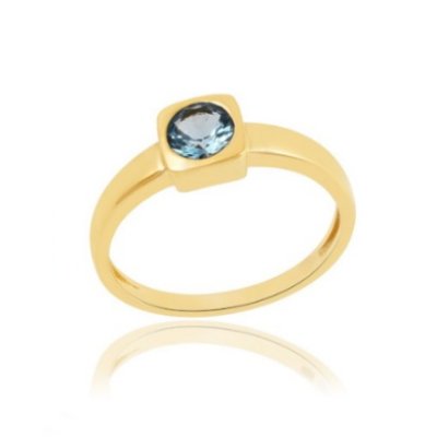 Blauwe Topaz Ring model R17467