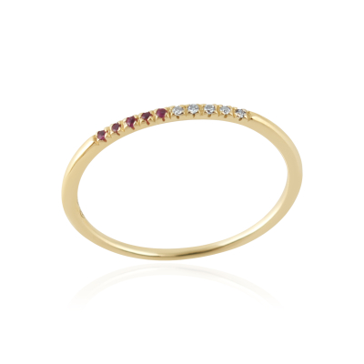 Ruby with diamond Ring model RL800314