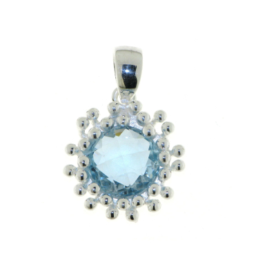 Blue Topaz Pendant model P6-007