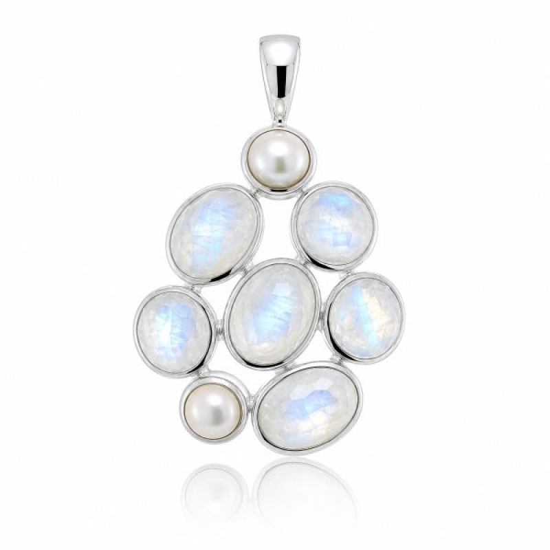 Rainbow Moonstone Pendant model P5-039