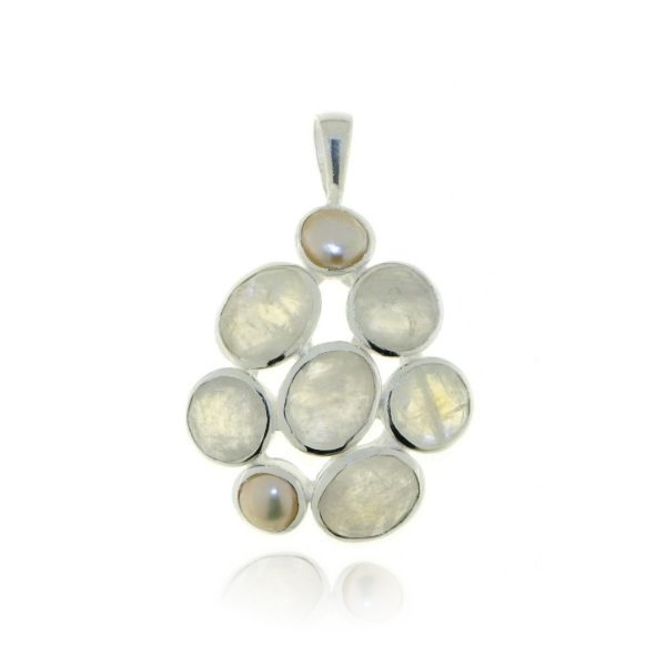 Rainbow Moonstone Pendant model P5-039