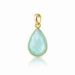 Chalcedony aqua Pendant model P5g-033