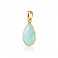 Chalcedony aqua Pendant model P5g-033
