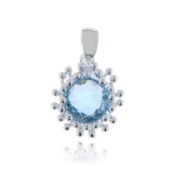 Blue Topaz Pendant model P6-007