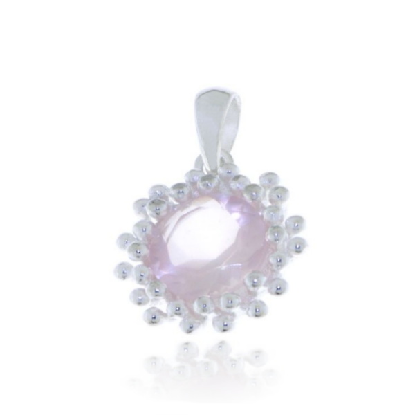 Rosequartz Pendant model P6-007