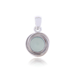 Chalcedony aqua Pendant model P6-022