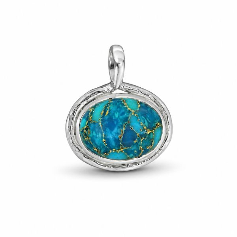 Copper Turquoise Pendant model P6-032