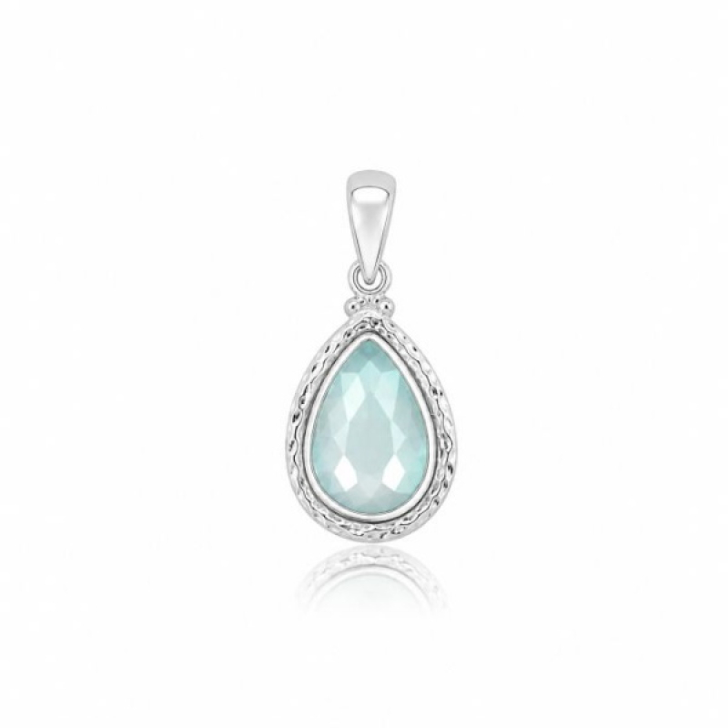 Chalcedoon aqua Hanger model P6-033