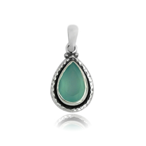 Chalcedony aqua Pendant model P6-033