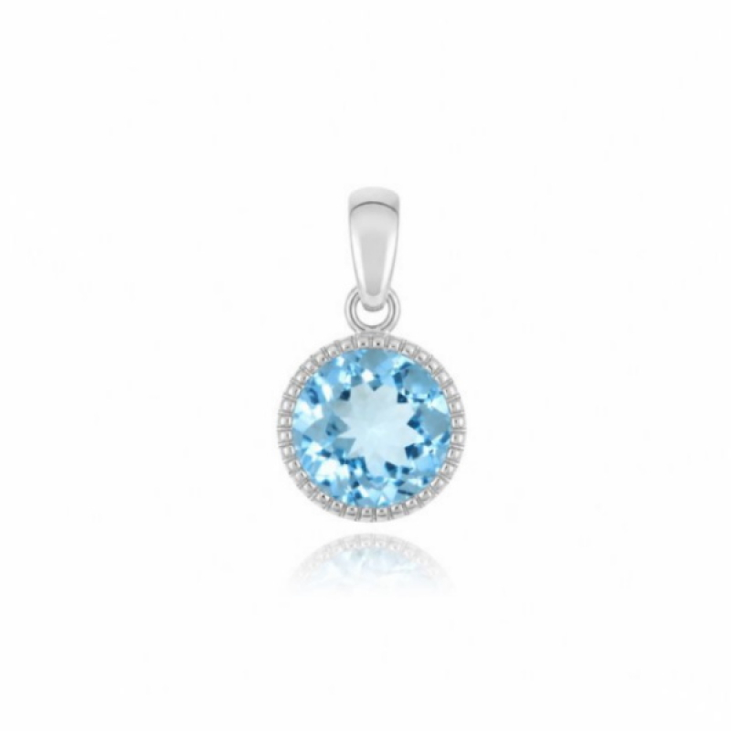 Blue Topaz Pendant model P6-035