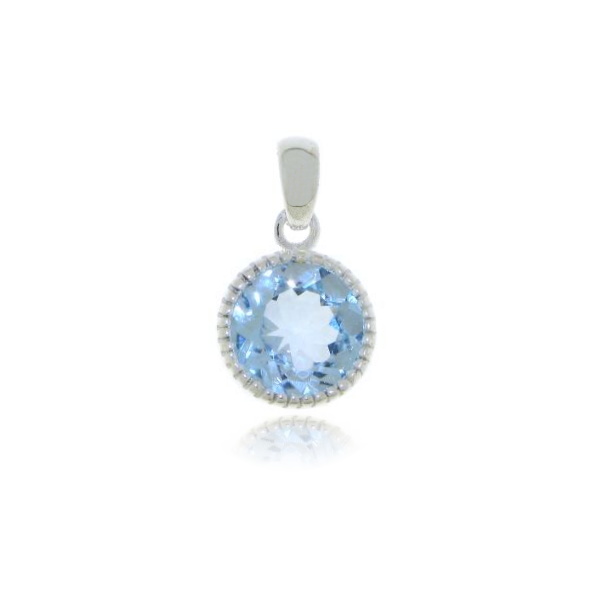 Blue Topaz Pendant model P6-035