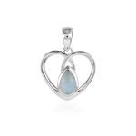Rainbow Moonstone Symbol pendant model P9-072
