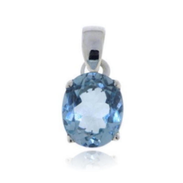 Blauwe Topaas Hanger model P9-111