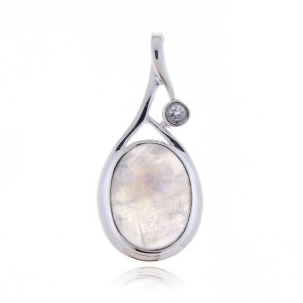Rainbow Moonstone Pendant model P9-115