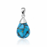 Copper Turquoise Pendant model P9-119