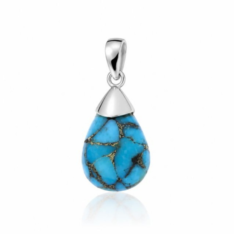 Copper Turquoise Pendant model P9-119