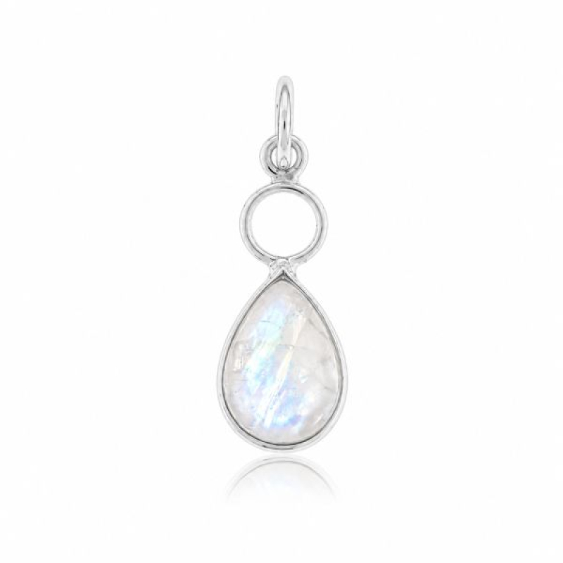Rainbow Moonstone Pendant model P9-123