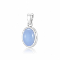 Chalcedony aqua Pendant model P9-125