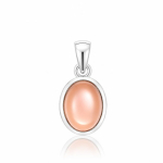 Moonstone, peach Pendant model P9-125