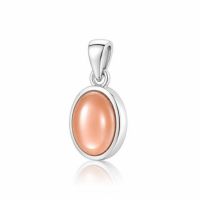 Moonstone, peach Pendant model P9-125