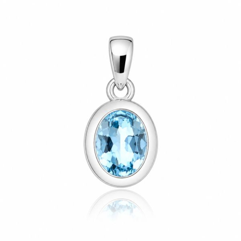 Blue Topaz Pendant model P9-130