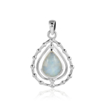 Regenboog Maansteen Hanger model P9-140