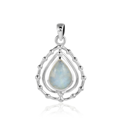 Rainbow Moonstone Pendant model P9-140