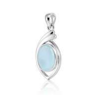 Chalcedony Aqua Pendant model P9-145