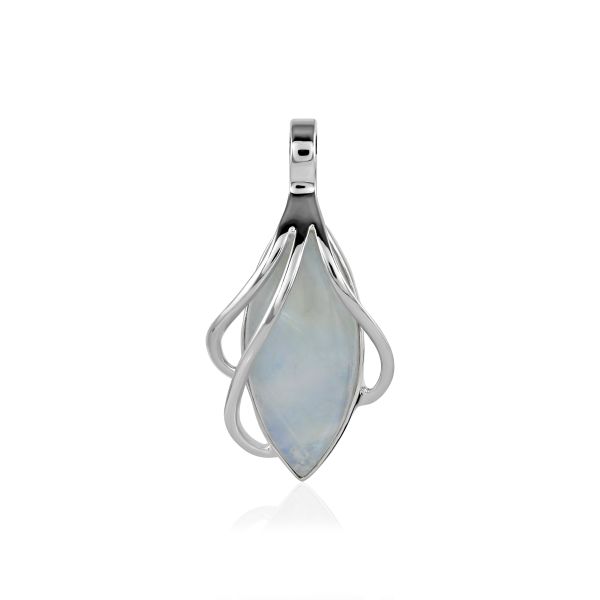 Rainbow Moonstone Pendant model P9-151-m