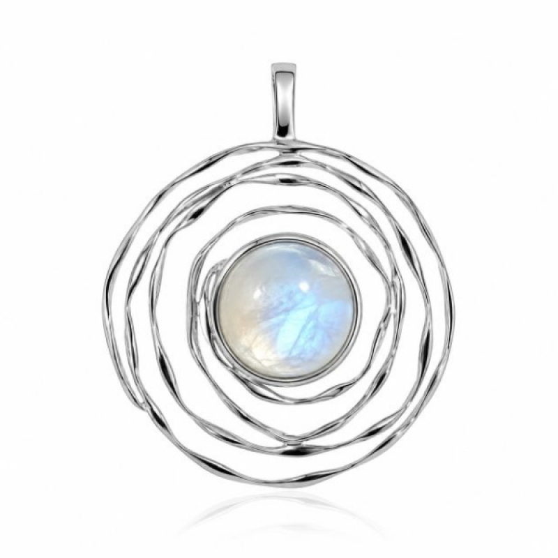 Rainbow Moonstone Pendant model P9-155