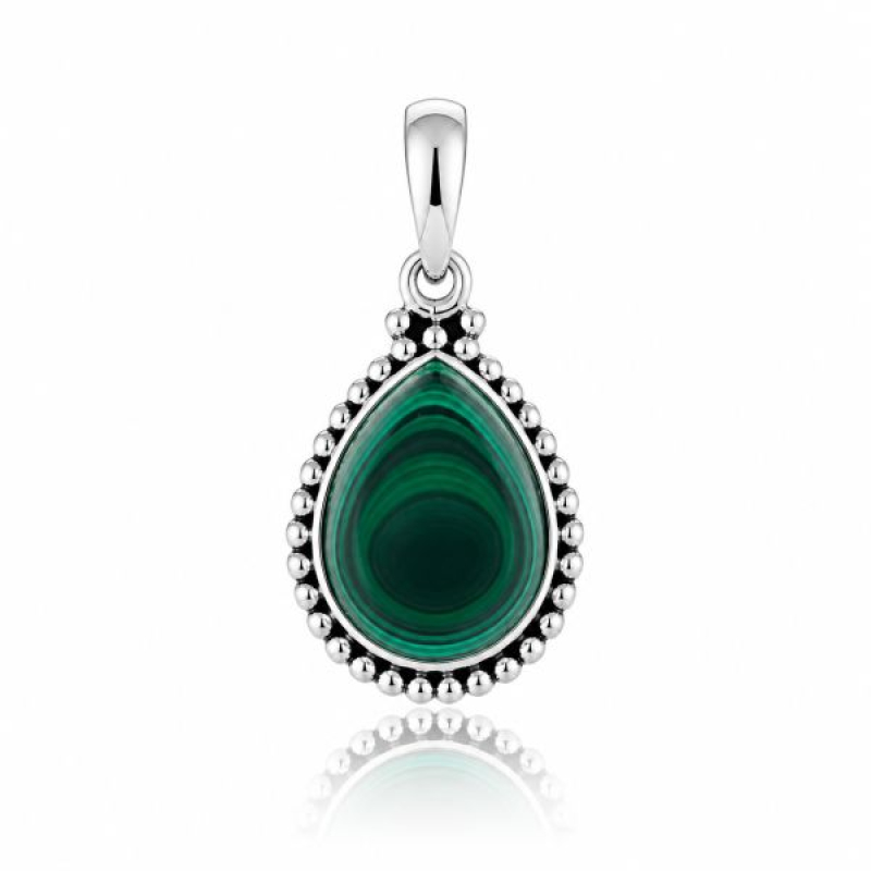 Malachite pendant model P9-157