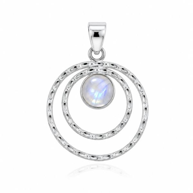 Rainbow Moonstone Pendant model P9-158