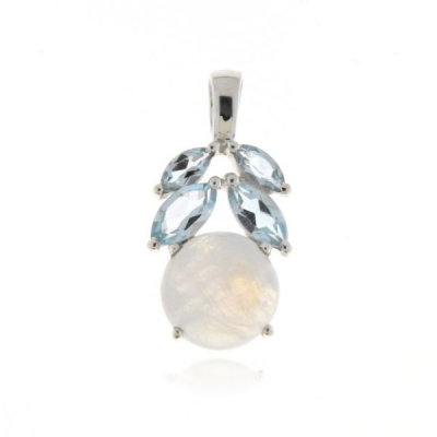 Rainbow Moonstone Pendant model P9-161